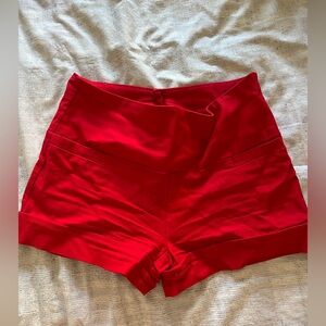 Women's Red Shorts